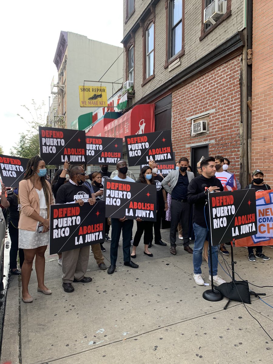 TODAY we tell Congress to put Puerto Rican people over Wall Street profits, before it's too late.

✅ End the PROMESA board
✅ Protect pensions
✅ Cancel the debt
✅ Prevent hedge funds’ undue influence

#AbolishLaJunta