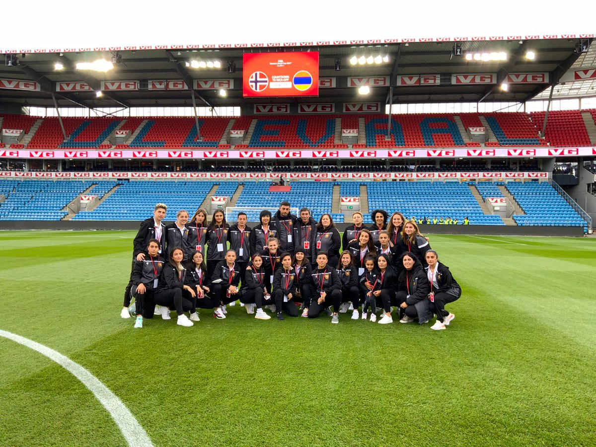 MATCHDAY for our Women's National team

Our WNT will face <a href="/nff_landslag/">Fotballandslaget</a> in Ullevaal stadium, Oslo🇳🇴

This is the first official match for our girls in <a href="/FIFAWWC/">FIFA Women's World Cup</a> for more than 10 years!!!

Wish our ladies best of luck😌

#Armenia #NORARM #ArmeniaWNT #Հայաստան #WWC