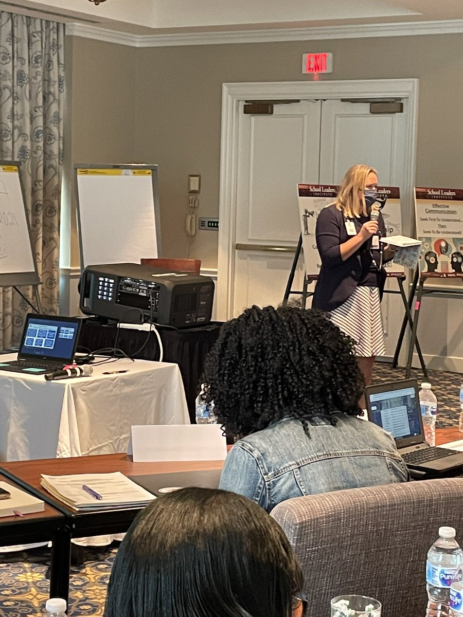 Enjoying hearing participants share information at the Recently Appointed Administrators Program  today.  #VTschoolleaders