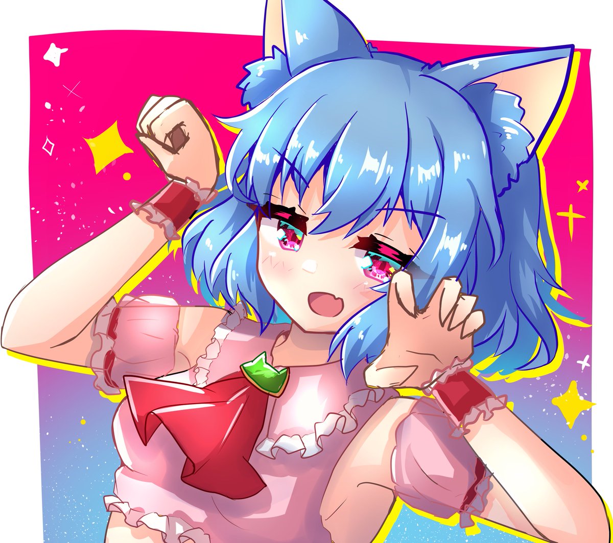 ワンドロでそれぞれ描いたネコレミフラ
並べてみた
#東方Project 
#深夜の真剣お絵描き60分一本勝負 