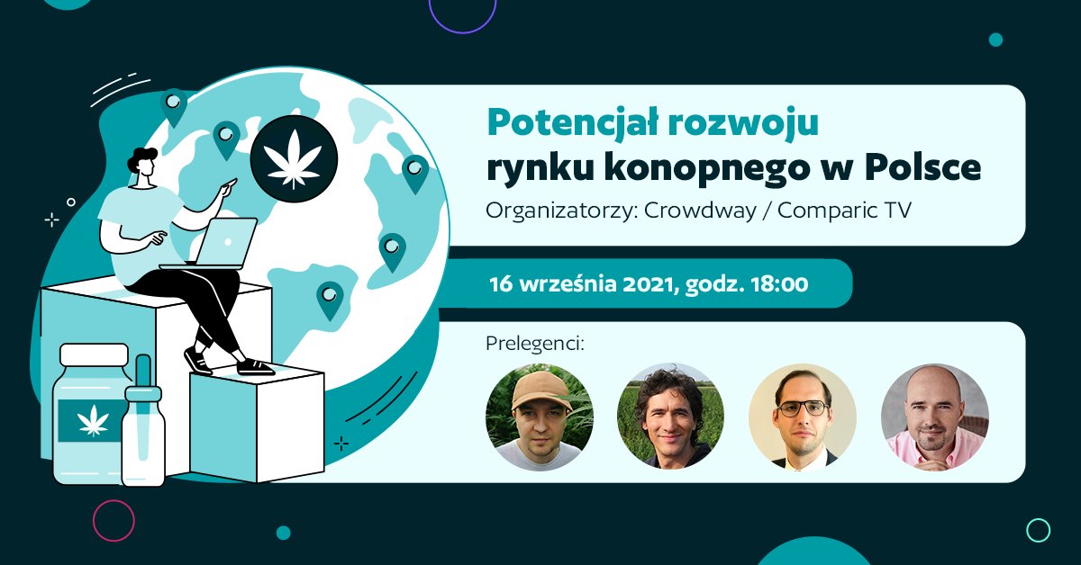 canpoland's tweet photo. Serdecznie zapraszamy na dzisiejszą debatę nt. potencjału rozwoju rynku konopnego w Polsce, podczas której panelistą będzie Zbigniew @Pisarski, współzałożyciel @CanPoland 
#farmacja #medycznamarihuana #canpoland
Transmisja rozpoczyna się o g. 18.00 na: https://t.co/VScuXi6Qug https://t.co/Yk8amTs5Zs