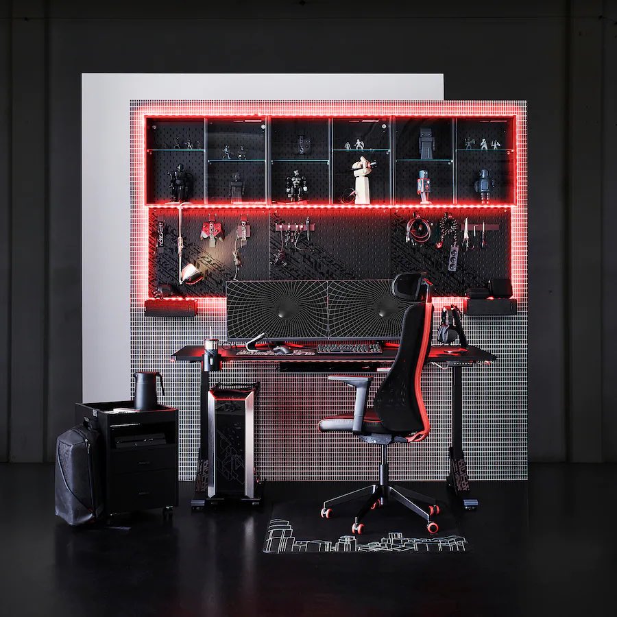 Well well well, <a href="/ROGNordic/">ASUS ROG Nordic</a> <a href="/IKEASverige/">IKEA Sverige</a>, some of your gaming stuff actually look nice!

But please change the names of the gaming series, they are horrible.

BR, humanity

ikea.com/se/sv/search/p…
