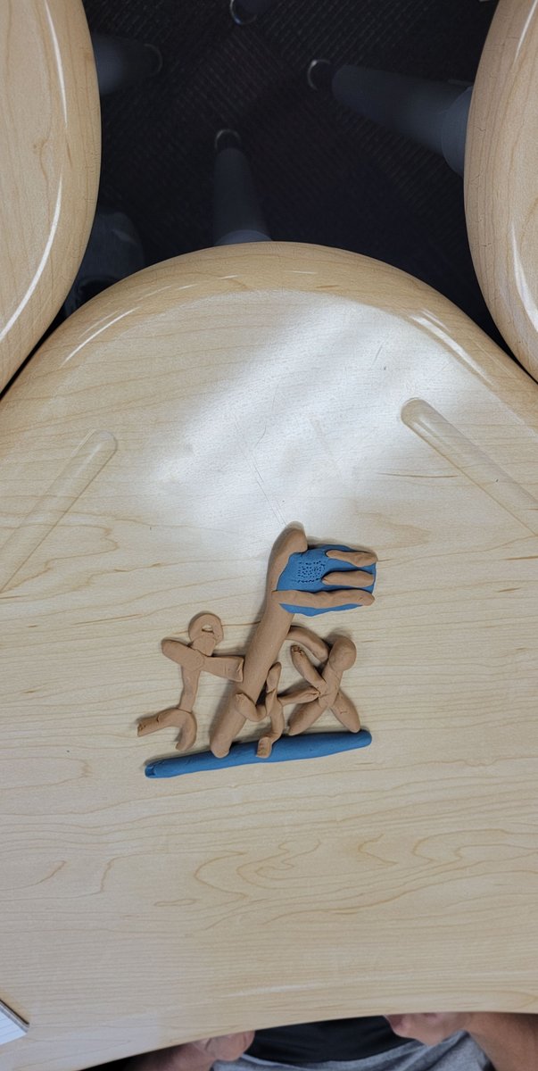 English 10 prepping for their upcoming lit units today. This great art is an answer to the question "What does courage look like?"