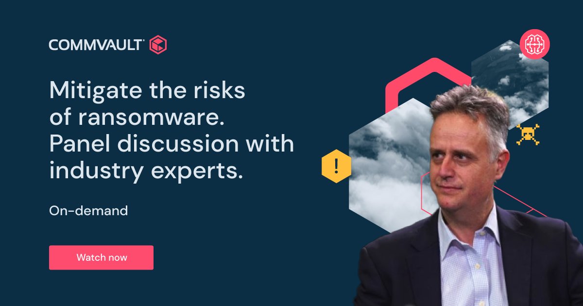 CV_MattJ's tweet photo. #ICYMI check out our mitigating the risk of #ransomware panel, on demand now!  https://t.co/sSwHq66BRm https://t.co/RPvw1UzEyj