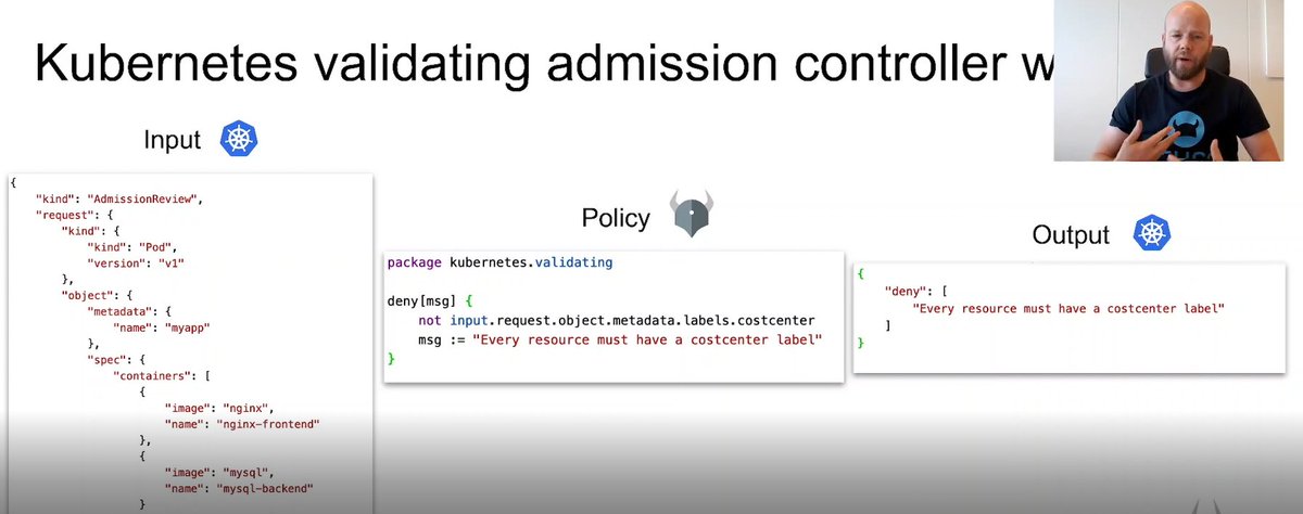 #OPA as #Kubernetes admission controller.  

#CloudNativeIslamabad