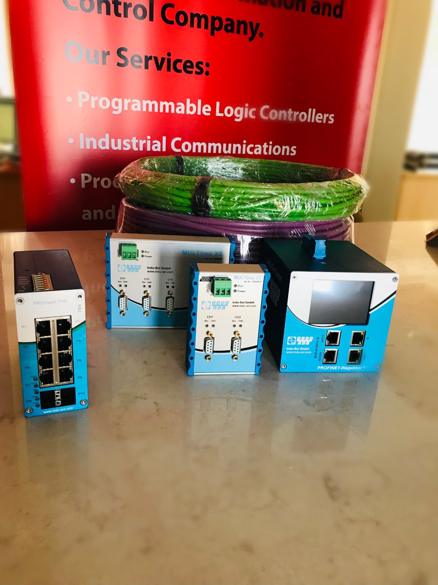 xalootech's tweet photo. This week we received our @InduSolGmbH  Profinet equipment. Now we build, demo kit loading...
#excitingtimes #profinet #industrialnetworks #engineeringsolutions https://t.co/6J1R6J6Bm4