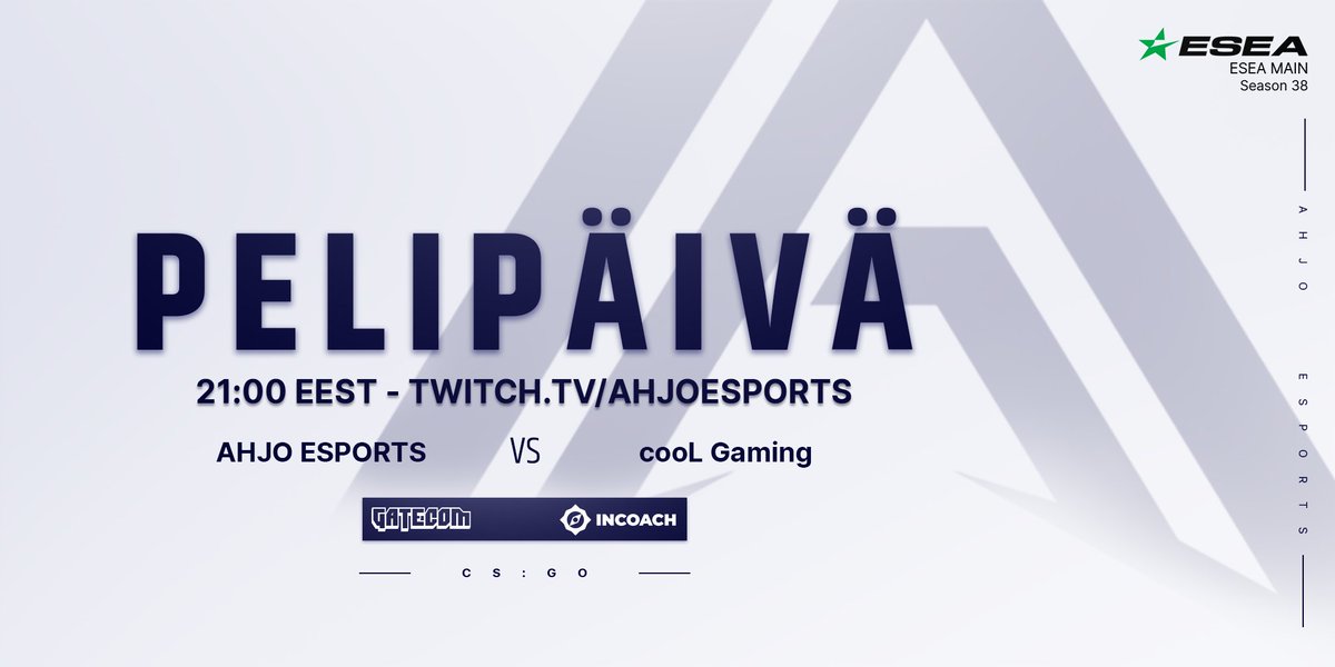 Yhtä voittoa vielä vaatisi ja tänään toinen jäljellä olevista mahdollisuuksista! 

🆚<a href="/coolGamingIDM/">cooL Gaming Romania</a>
⏰21:00
📺twitch.tv/ahjoesports

Nähdään kanavalla!
#csgofi #ahjogg