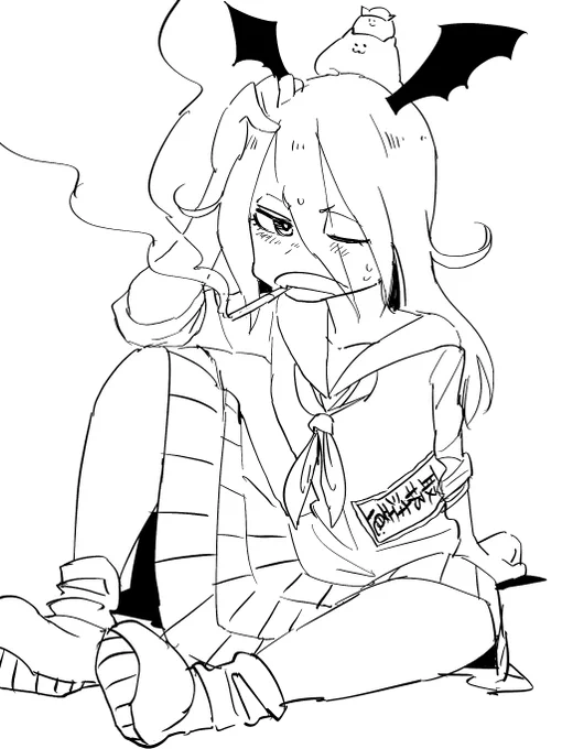 きょうの線画です🍣
取扱注意! 