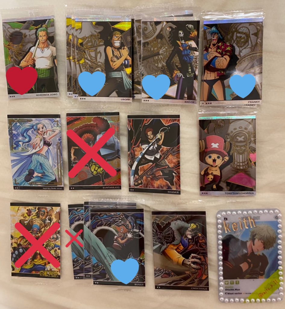 らいと 取引垢 ゾロ 3ウソップ 3ブルック 2フランキー チョッパー ビビ シャンクス 2バギー クロコダイル ルフィ ベビー5 おでん コニス ヴェルゴ センゴク カタクリ ビッグマム カイドウ ホーディー しらほし セニョール