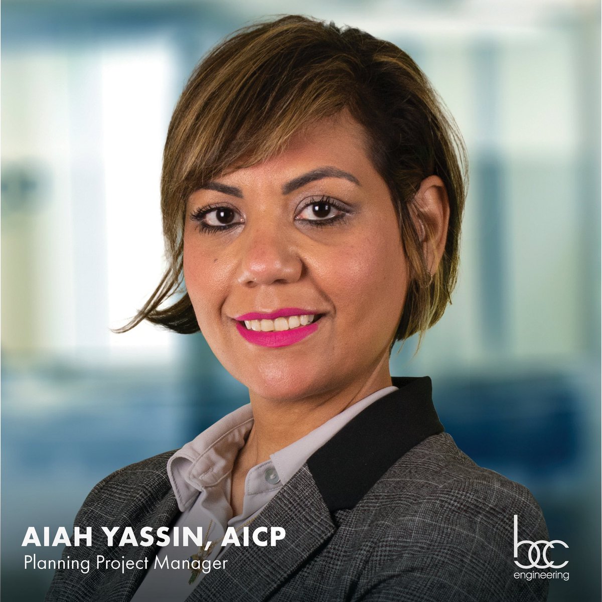 BccEngineering's tweet photo. BCC Engineering is excited to welcome Aiah Yassin, AICP as Planning Project Manager out of our Tampa office. Aiah adds 15 years of proven project delivery experience to BCC. Welcome to the BCC Team!
.
.
#iamBCC https://t.co/P1M5FoPefX