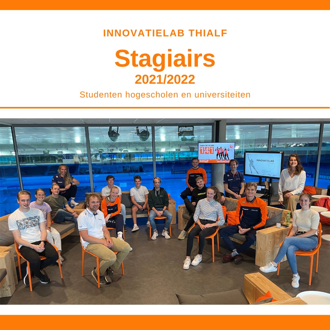 Kick-off stagiairs 2021-2022! Deze groep enthousiaste studenten gaat dit jaar bij 8 teams aan de slag met verschillende projecten. Samen brengen ze zo de wetenschap en de sportpraktijk dichter bij elkaar. #sportinnovatie #sportscience #stage