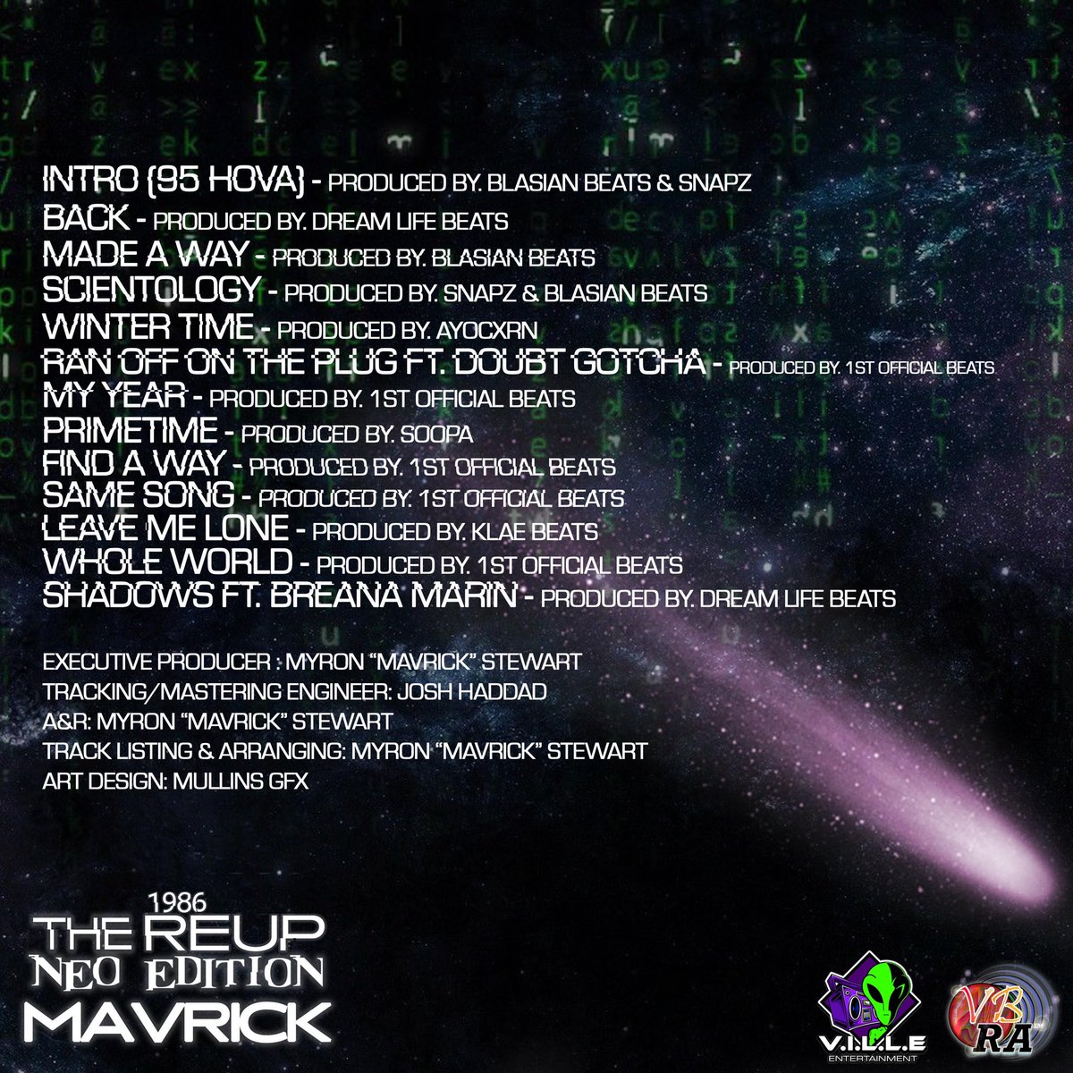 DaRealMavrick's tweet image. 🚨Pre-Orders START 🚨 OCTOBER 1,2021

Will you break free from The Matrix??

#1986TheReUpNeoEdition 🌍👨🏿‍🚀🚀🌕👽🛸🪐🛰☄️💊🚨

ON ALL MAJOR PLATFORMS 🚨OCTOBER 22,2021 🚨

#Villeent #Thegetforward #TheMatrix4 #Matrix #Matrix4 #art #music #Neo #TheMatrixResurrections #SpaceX #moon