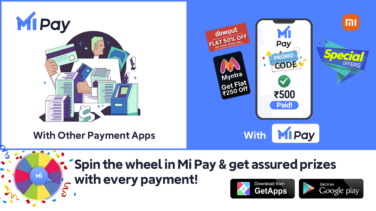 MoneyWithMi's tweet photo. Offers from Myntra, Dineout and many more! Which one did you get?

Find out only on Mi Pay, the easy way to pay!

Check here: https://t.co/s29w2f6xBj
.
.
#Spinandwin #checkoutnow #Offers #Prizes #peoplearewinninghere #Vouchers #discountoffer  #MiPayEveryday #Xiaomi https://t.co/6HfkdWlSj0