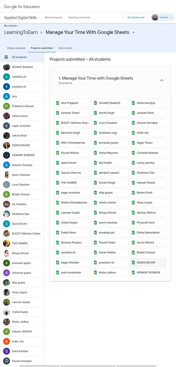 Applied Digital Skills by <a href="/Google/">Google</a> 

First Lesson completed

° 84 Students Attended
° 54 Projects Submitted