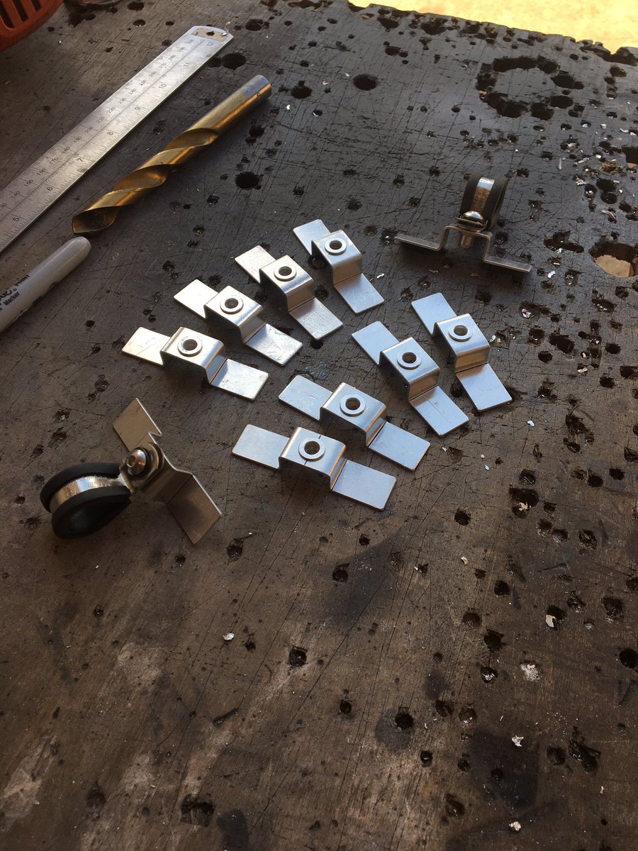 Afternoon all! Just knocked up some ali brackets, to hold some p clips in place on the current customer car
#GT40
#GTD40 
#GT40Replica 
#Handmade