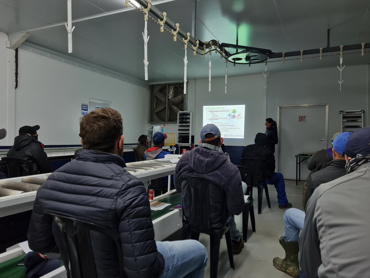 Irrigation training for #thegrapecompany growers
#grapes #irrigation <a href="/Agrimotion/">Agrimotion</a> <a href="/NetafimSA1/">Netafim Southern & East Africa</a>