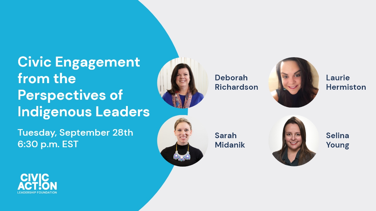Join the ELN &amp; an incredible panel of community leaders for an interactive session on Sept. 28th, exploring what civic engagement looks like from the perspectives of Indigenous leaders. The conversation will be followed by an audience Q&amp;A. Register today: tfaforms.com/4931111