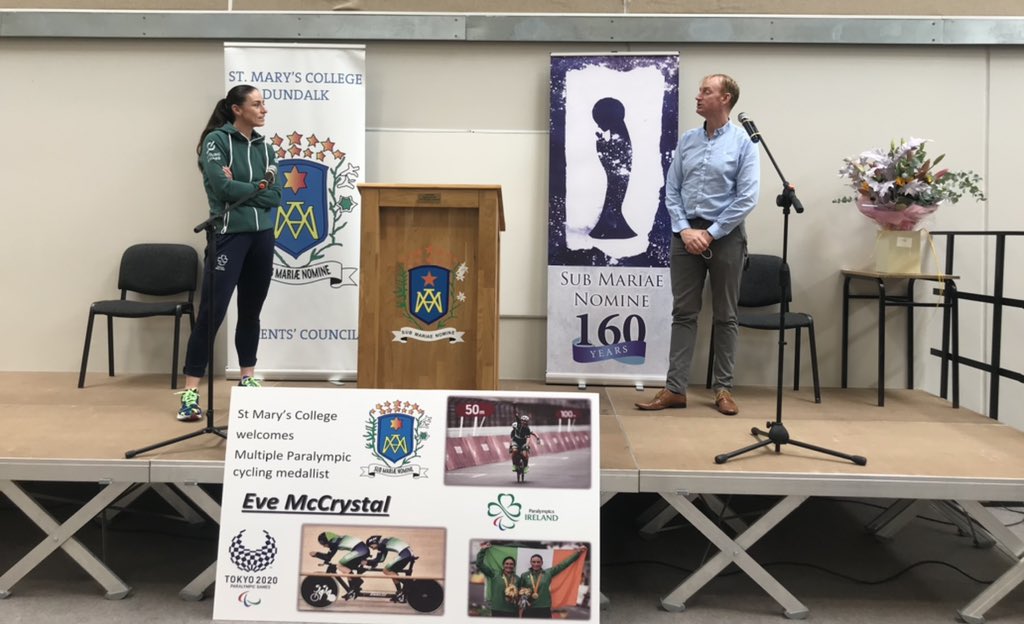 Paul Gallagher (@gally7p) on Twitter photo Star struck today !! Eve McCrystal was in school today giving a talk to our <a href="/MaristSport/">Marist PE & Sport</a> LCPE students. Star struck today !! Eve McCrystal was in school today giving a talk to our <a href="/MaristSport/">Marist PE & Sport</a> LCPE students.