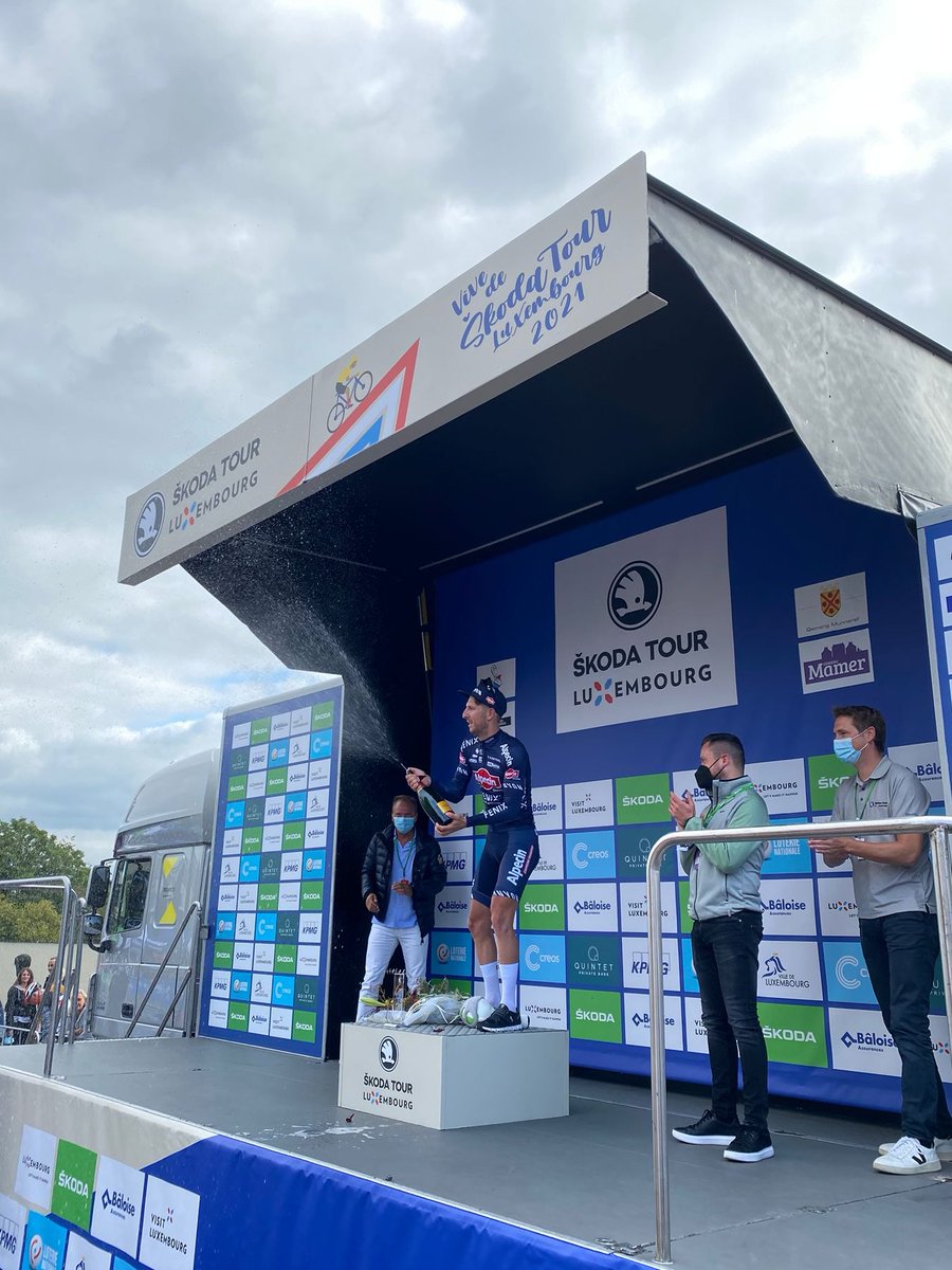 In volata Sacha #Modolo si aggiudica la terza tappa del Giro di Lussemburgo 🍾 #ciclismo #ciclismoitaliano #accpi #skodatour #luxembourg #cycling  📸 @AlpecinFenix