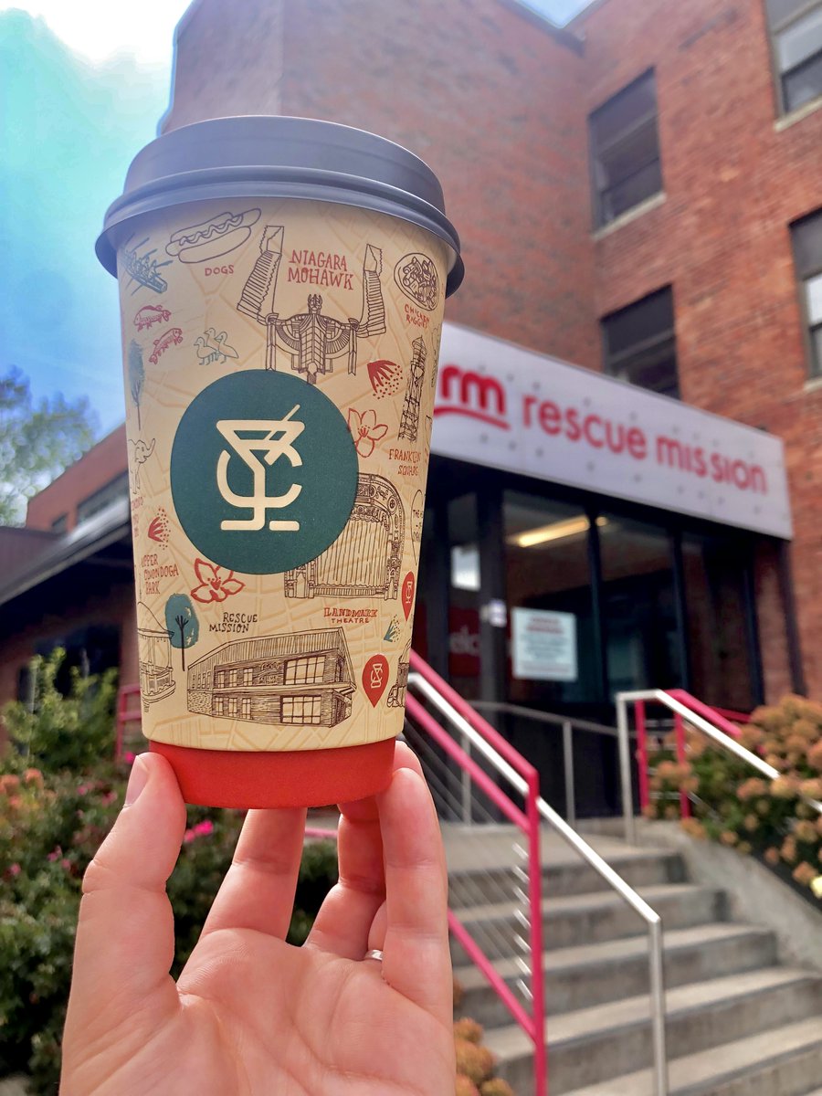 I spy with my little eye something... AMAZING! Shout out to Salt City Coffee for featuring us on their Syracuse inspired to-go cups! #loveinaction