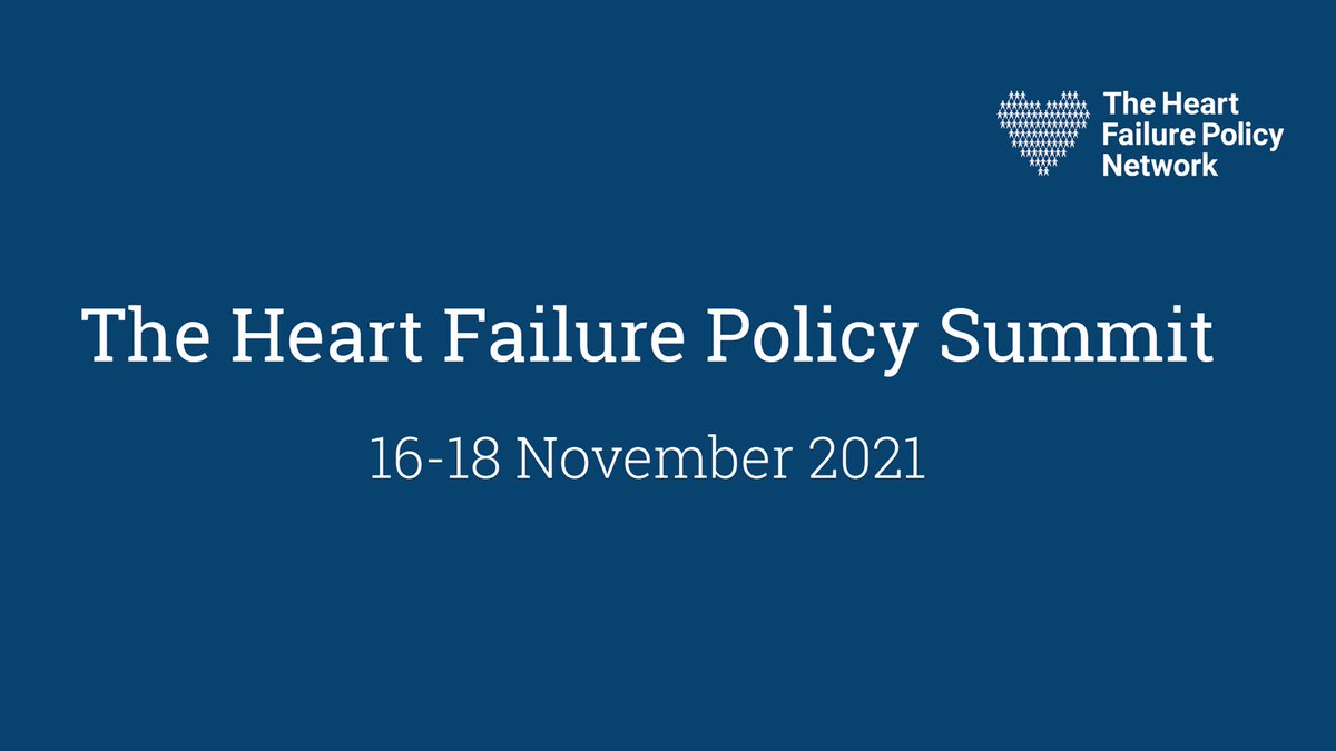 Join us for the inaugural Heart Failure Policy Summit this November, a dedicated event for the #HeartFailure advocacy and policy community in Europe. #HFPolicySummit. 

Registration now open: eventbrite.co.uk/e/heart-failur…