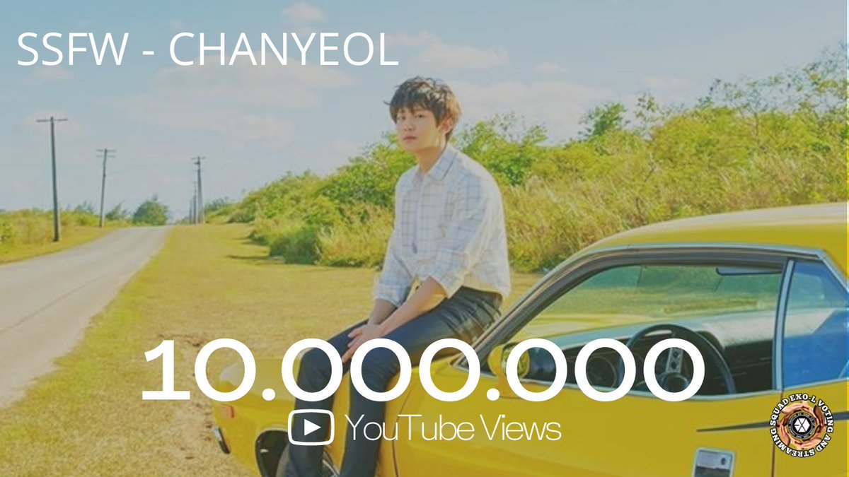 EVSS1485's tweet photo. CHANYEOL 'SSFW' Station3 MV surpassed 10,000,000 YouTube Views. 🎉🎉
Congratulations 👏👏
#SSFW10MViews
#CHANYEOL #찬열
#EXO #엑소 @weareoneEXO https://t.co/QosEkcI1kL