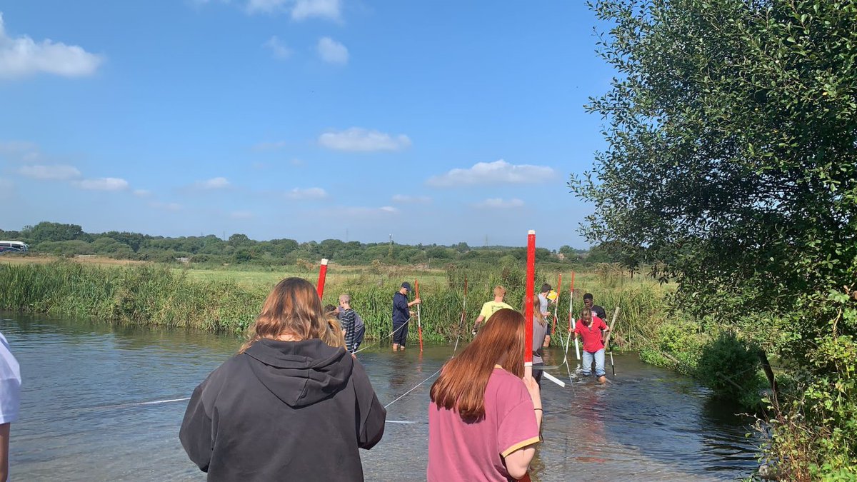 BryGeog's tweet photo. Cracking morning doing a source to (nearly) mouth study of the River Piddle yesterday from Alton Pancras to Wareham with our @BryanstonSchool A3s #geography #fieldwork @geogfieldwork https://t.co/fvcfeb7xPS