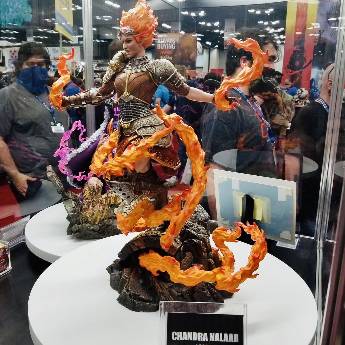 Chandra is making lots of friends at booth 2515 at #gencon2021 !!! Come get yours today!🔥🔥🔥 gathererstavern.com/store #MagicTheGathering #xmstudios @Cathaoir1 #GenCon #GenConOnline