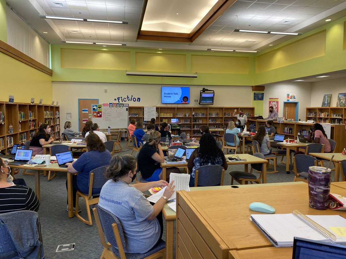 “Talk Moves” PD led by <a href="/MrsSteelKeelor/">K. Steel-Keelor</a> 🦉💙