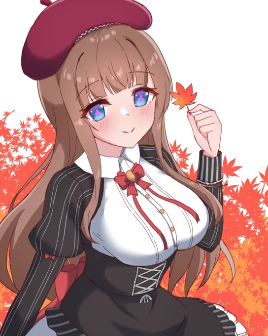 #ちぇり絵  
ベレー帽! 