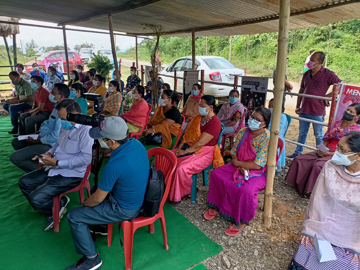 NhmManipur's tweet photo. @health_manipur
Observance of 19th World Suicide Prevention Day 2021 at HWC Langathel. Shri P. Brojen Singh, MLA Wangjing Tentha AC, Shri R. Rang Peter, DC Thoubal and Dr. Y. Nokul Singh, CMO Thoubal were on the dais. Dr. H. Angomacha, Senior Psychiatrist was the RP of the day. https://t.co/oNtb680X1v