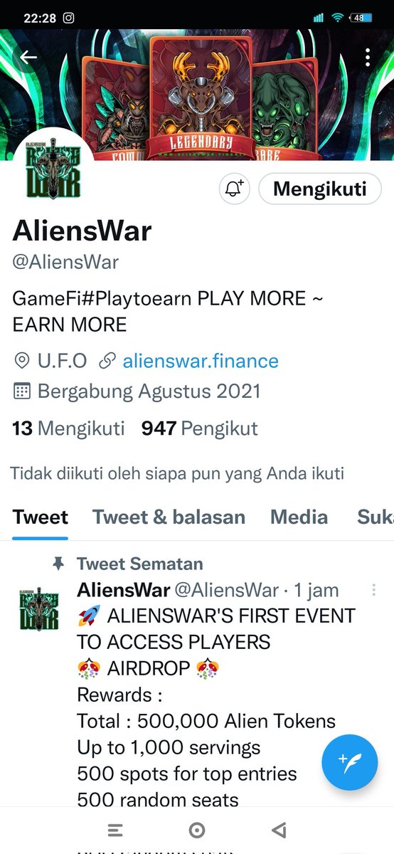 LeoniXu's tweet photo. @Bang_Garr @AliensWar Aku menang https://t.co/dcAA8kHXI4