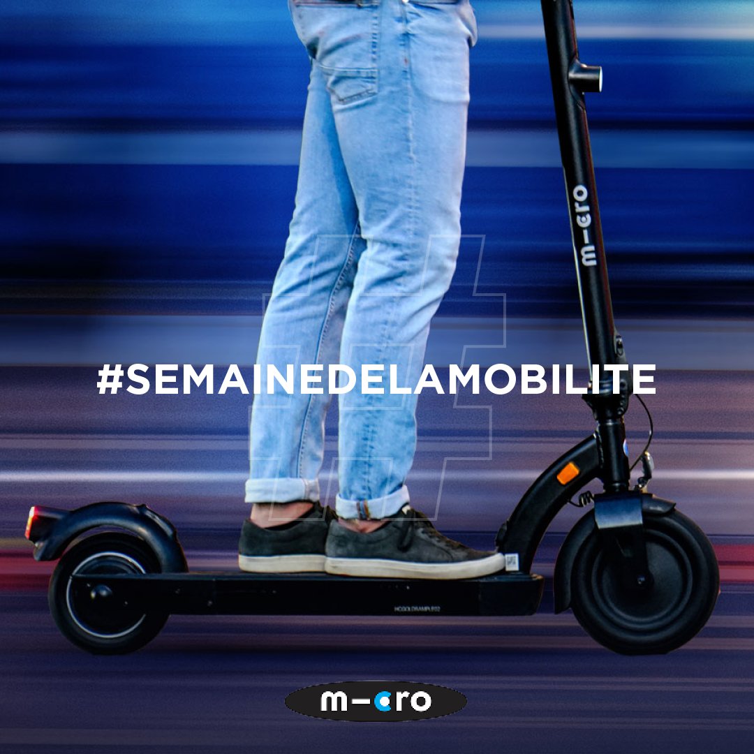 16-22 SEPT : SEMAINE EUROPÉENNE DE LA MOBILITÉ 🛴🌱🚲

Pour célébrer cette semaine de la #mobilité, retrouvez vos #Micro électriques préférées à des prix barrés ! 💥

La X10, la Merlin noire, la Condor II mais aussi l'Explorer ! 

Faites-vous plaisir. 💚
👉loom.ly/KQSBDAw