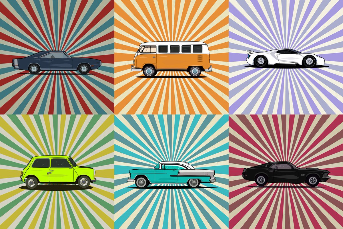 <a href="/RealmissNFT/">RealMissNFT</a> Hey you awesome people! I just listed my new collection on <a href="/opensea/">OpenSea</a> titled 
'THE  RETRO'. It is a unique collection of 6 1/1 hand crafted illustrations of 6 vintage cars back in the days. Starting at a floor of just 0.06 $ETH. 
#vroom #nftart
opensea.io/collection/the…