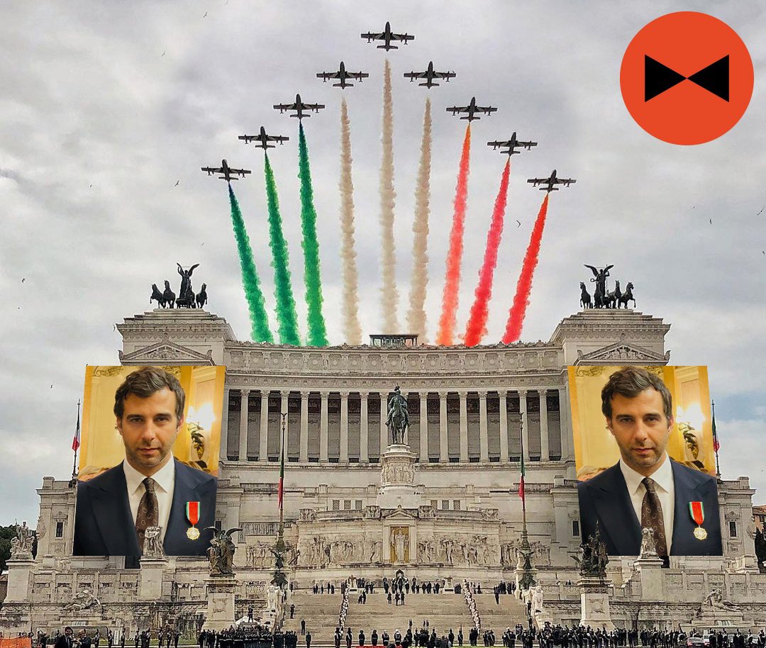 А вот как на днях в Риме встретили новость о присвоении Ивану Урганту ордена Звезды Италии степени кавалера 🇮🇹