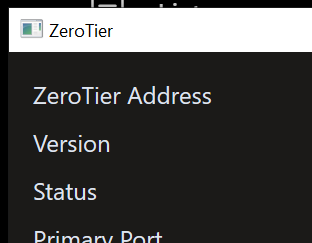 SteveSpaw's tweet photo. @ZeroTier Nice but missing Icon? https://t.co/Gnxytg1bBS