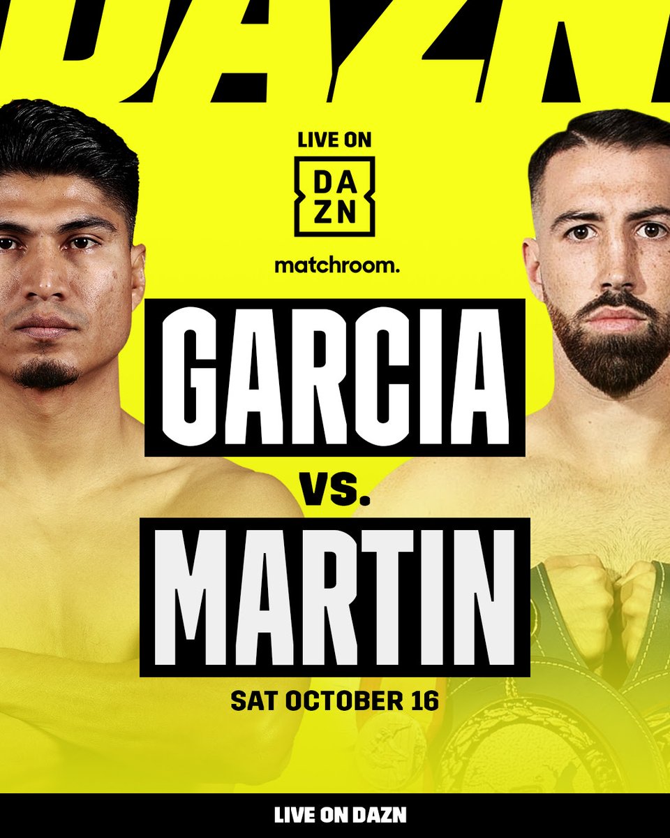 Mikey Garcia's confirmed opponent for October 16 looks more like Sergio Ramos than Sergio Ramos. https://t.co/NahQFaccpg
