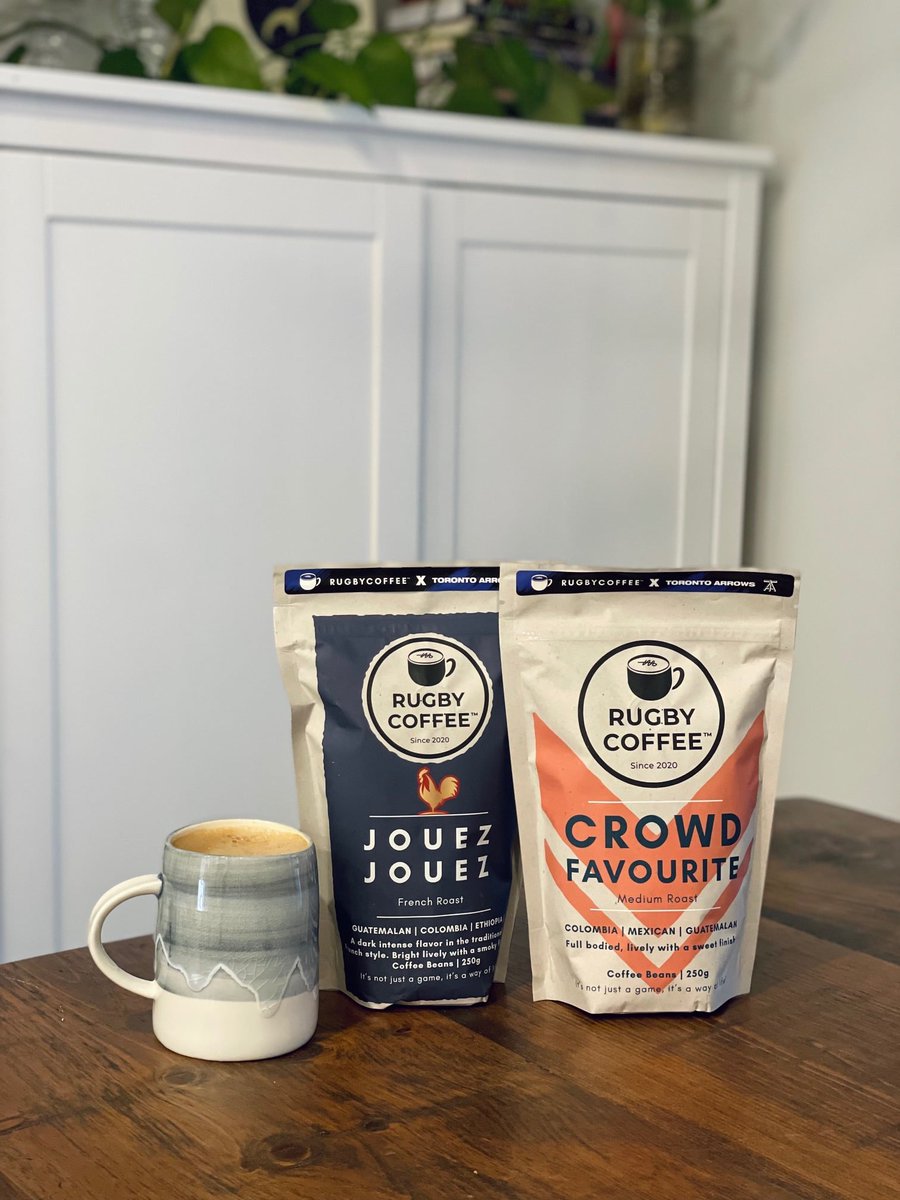 <a href="/TorontoArrows/">Toronto Arrows RC</a> X <a href="/rugbycoffee/">RUGBYCOFFEE</a> 
A coffee doing good for communities! 
We are proud to partner up with Canada’s first professional rugby Union team. Together we can make a difference in kids lives &amp; in their communities! 
us.rugbycoffee.com/collections/all
(USA / Canada shipping rates apply)