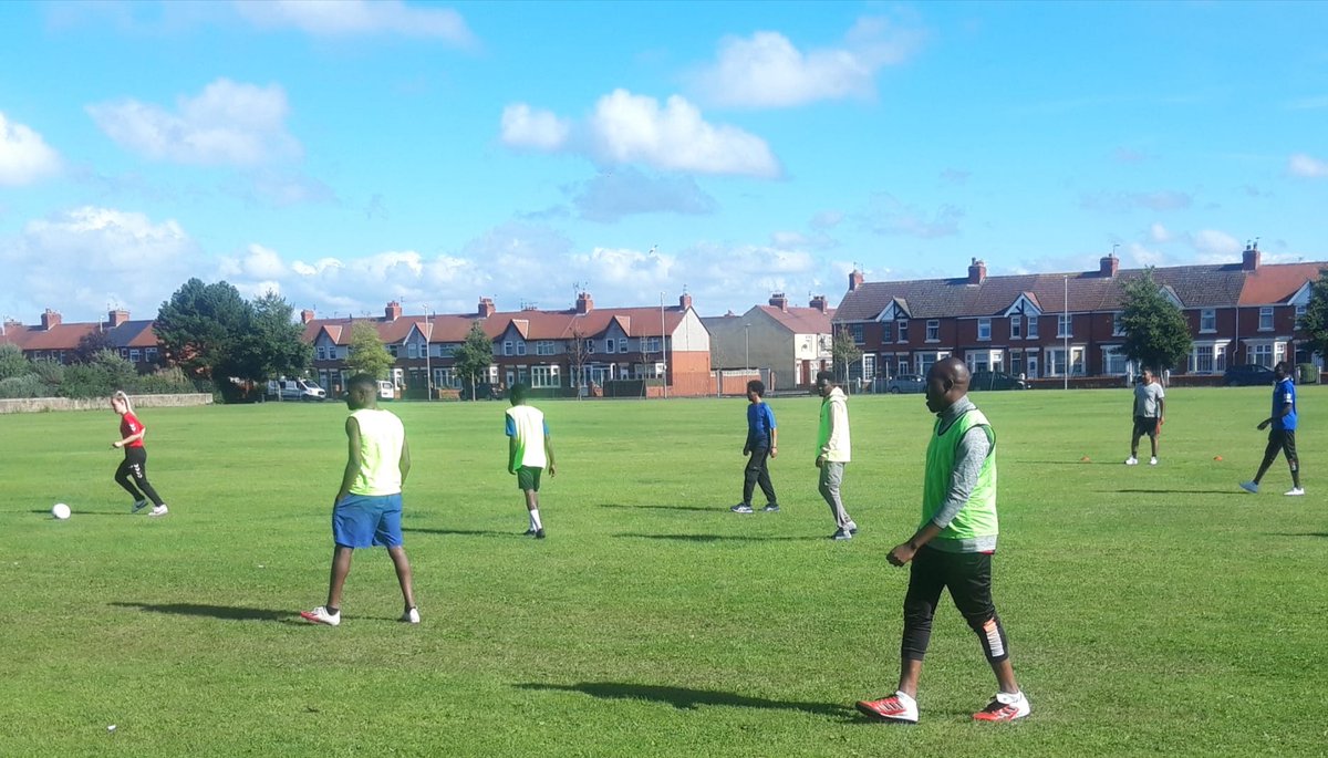 Fleetwood Town Community Trust (@ftfccommunity) on Twitter photo Coaches Emma and Phil have been working with refugee's and asylum seekers in Fleetwood as part of the ongoing community integration project with the <a href="/salvationarmy/">The Salvation Army</a> in Wyre. ๐ค
Well done to everybody involved, we look forward to seeing you next week!โฝ๏ธ Coaches Emma and Phil have been working with refugee's and asylum seekers in Fleetwood as part of the ongoing community integration project with the <a href="/salvationarmy/">The Salvation Army</a> in Wyre. ๐ค
Well done to everybody involved, we look forward to seeing you next week!โฝ๏ธ