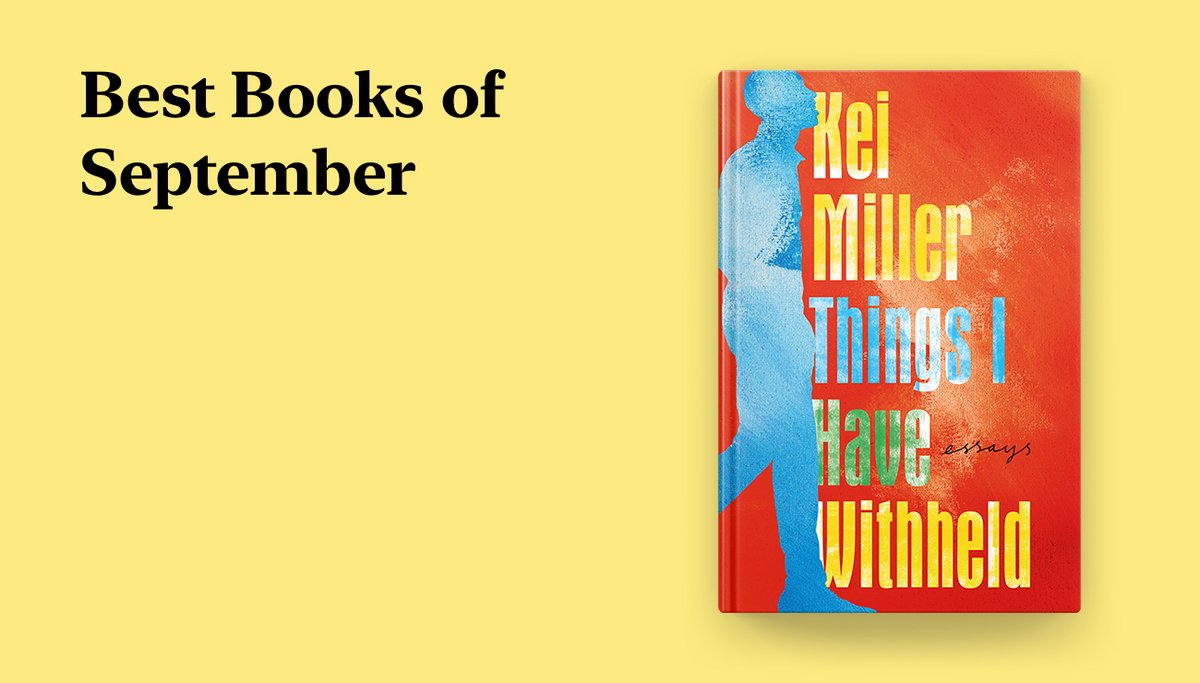 Three things that moved us about #ThingsIHaveWithheld by @keimiller: 1️⃣ How he explores his personal reality 2️⃣ How he unpacks his own struggles with racism and homophobia 3️⃣ How he shares hard truths with an eloquent touch Read a sample: apple.co/BestBooksSepte…