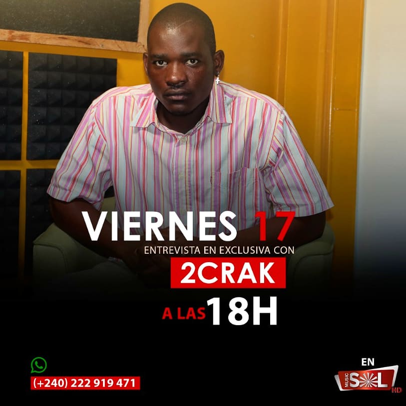 solmusicaeg's tweet photo. No os perdáis el programa del viernes 17 de septiembre, entrevista exclusiva a 2 CRAK a partir de las 18h en @solmusicaeg disponible en los paquetes de @canalsol_tv

#talentourbano #solmusica #solmedia #television #produccion #programas #guineaecuatorial #batacity #malabo #tv #eg https://t.co/hgoTeVWZOm