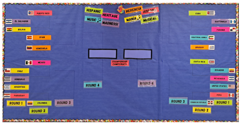 2nd annual Hispanic Heritage Music Madness is underway at Bethesda! Introducing students to music and dance from Spanish-speaking countries is just one small way to engage and honor this month. ♥ #education #HispanicHeritageMonth #representation #visibility <a href="/waukeshaschools/">Waukesha School Dist</a>