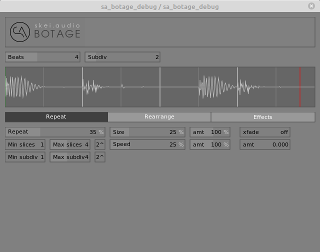 thskei's tweet photo. working on a new plugin, a continuation of my old fx_cutter.. https://t.co/2jVNMFg8yL