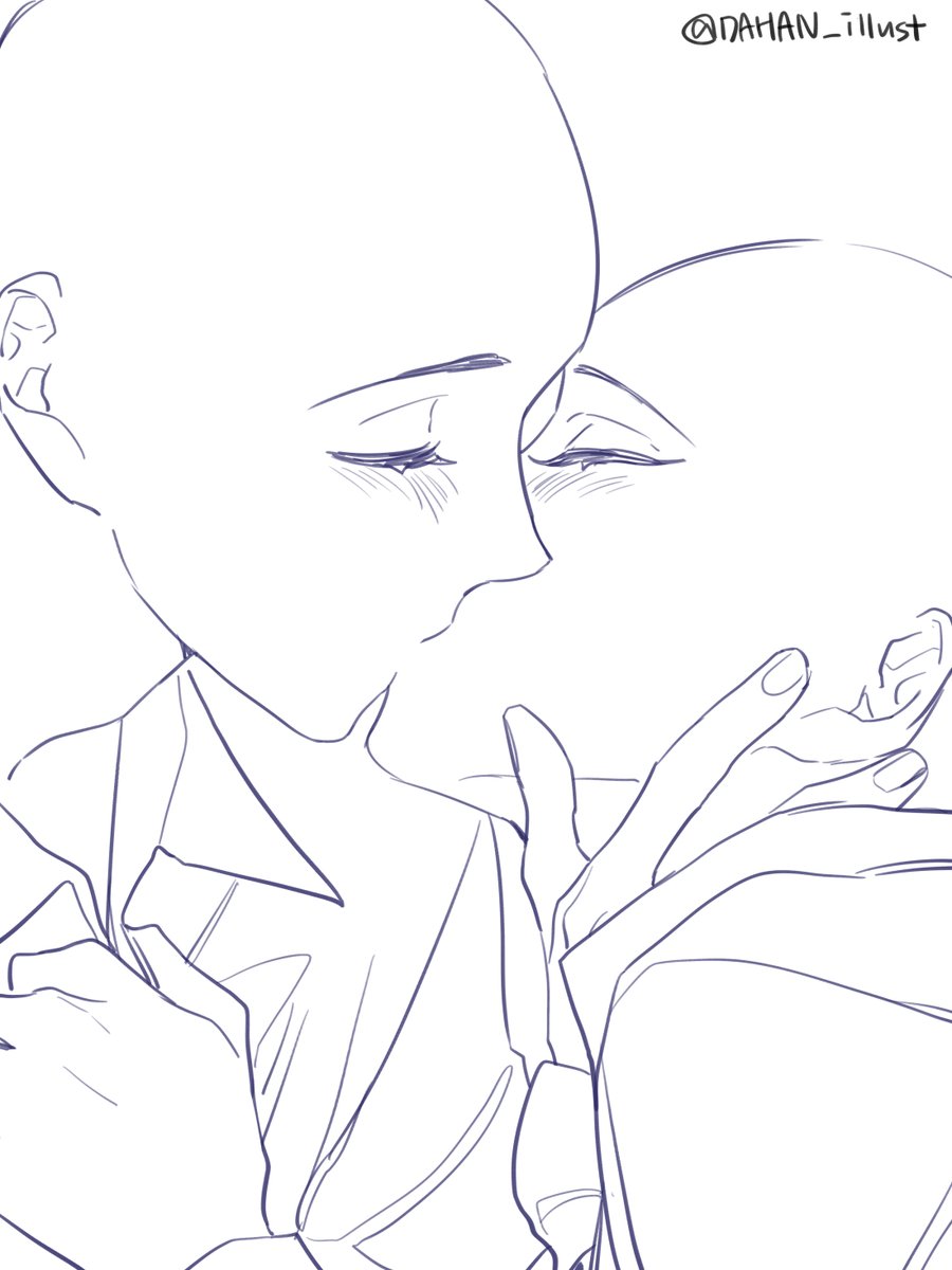 DAHAN_illust's tweet photo. #트레틀
#이메레스

달달한 구도를 보고싶어서 그렸어요. 
상업적 이용외에 편히 사용하셔도 됩니다. 

인삐나 구도 수정하셔도 됩니다. 
즐거운 연성되시길♥ https://t.co/UcCgW7a3yW