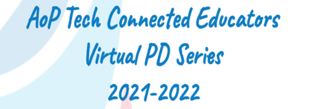 #aoptech Connected Educators series is back! <a href="/AOPS_Schools/">Archdiocese of Philadelphia Schools</a> educators join us this year as we feature virtual pd sessions from <a href="/KikerLearning/">Rich Kiker</a> and <a href="/ericcurts/">Eric Curts</a>. Visit aoptech.org for session &amp; registration details. #aoptech