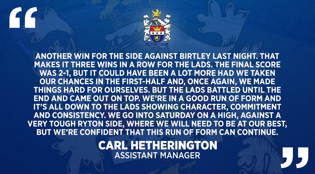 Blyth Town FC tweet media