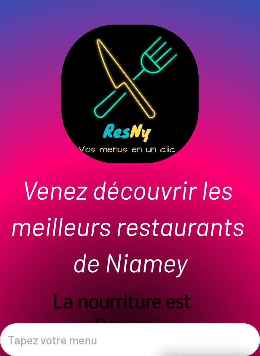 lourwana's tweet image. Je disais hier que j'ai débuté avec développer via @100_code 😍😍, yoooo j'ai créé une app de check de menus de restaurant🍗🍟🍔.
Cliquer ici :restny.bubbleapps.io/version-test/ pour voir mon app avec #100Code
🖥 Use desktop with best experience.
#39Days100Code #DigitalNiger