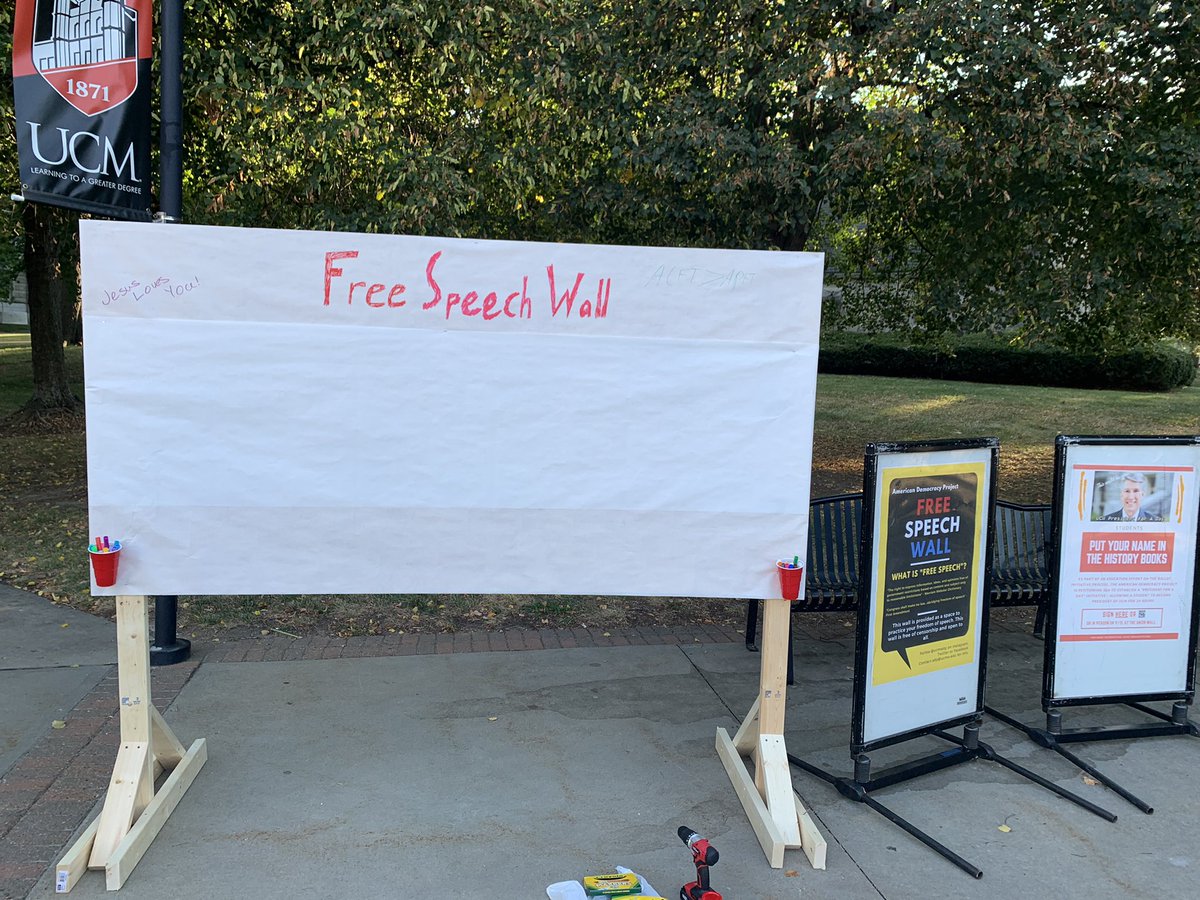 Free speech wall is up and accepting comments! What do you have to say? #YourVoice
