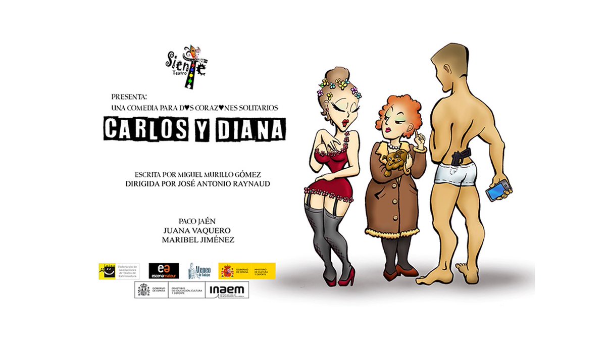 El próximo viernes 24 de septiembre, a las 21.00 h, en el Teatro López de Ayala, tienes una cita con SienteTeatro y  esta comedia, escrita por Miguel Murillo y dirigida por José A. Raynaud.
Más información y venta de entradas (3 e) en el siguiente enlace teatrolopezdeayala.es/shows/details/…