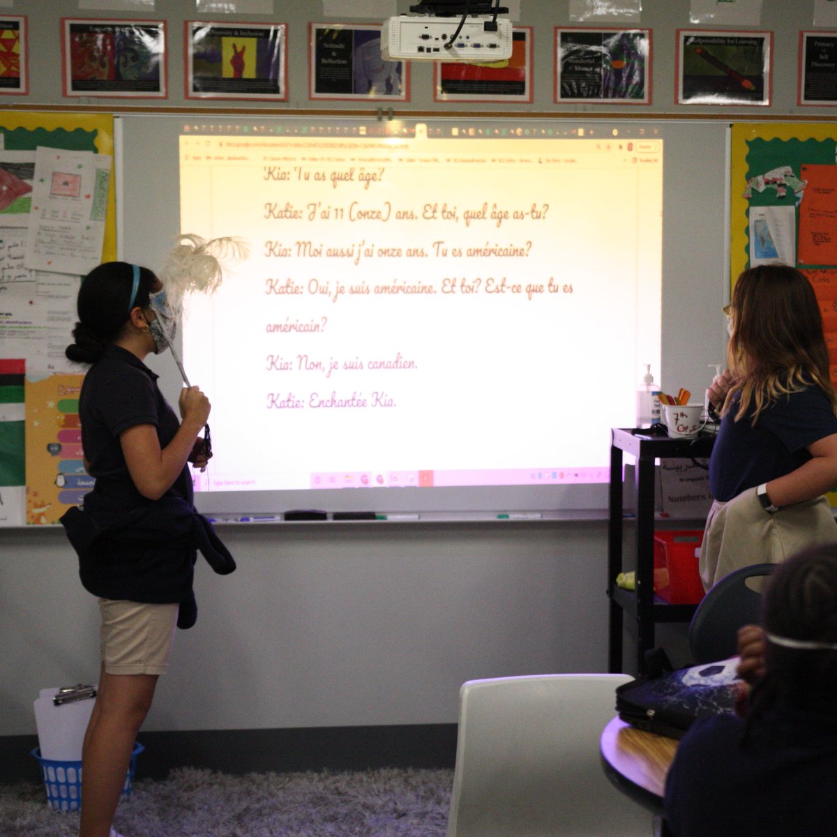 AmanaAcademy's tweet photo. One way that we help students build #interculturalcompetence at Amana is through our world language program. Students learn Arabic K-8 and can opt in to French in Middle School. As an @ELEducation school, #globalcitizenship is one of our #corepractices. https://t.co/9Xxr7ky9wp